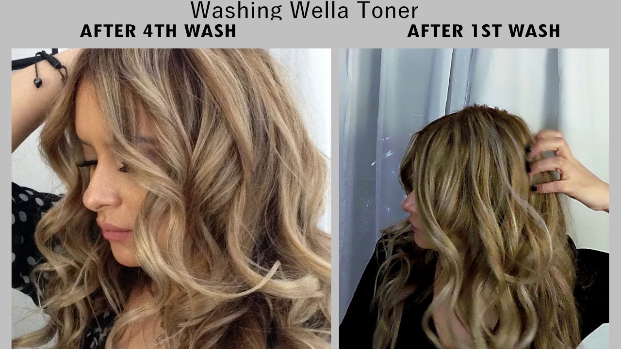 when to wash hair after toner