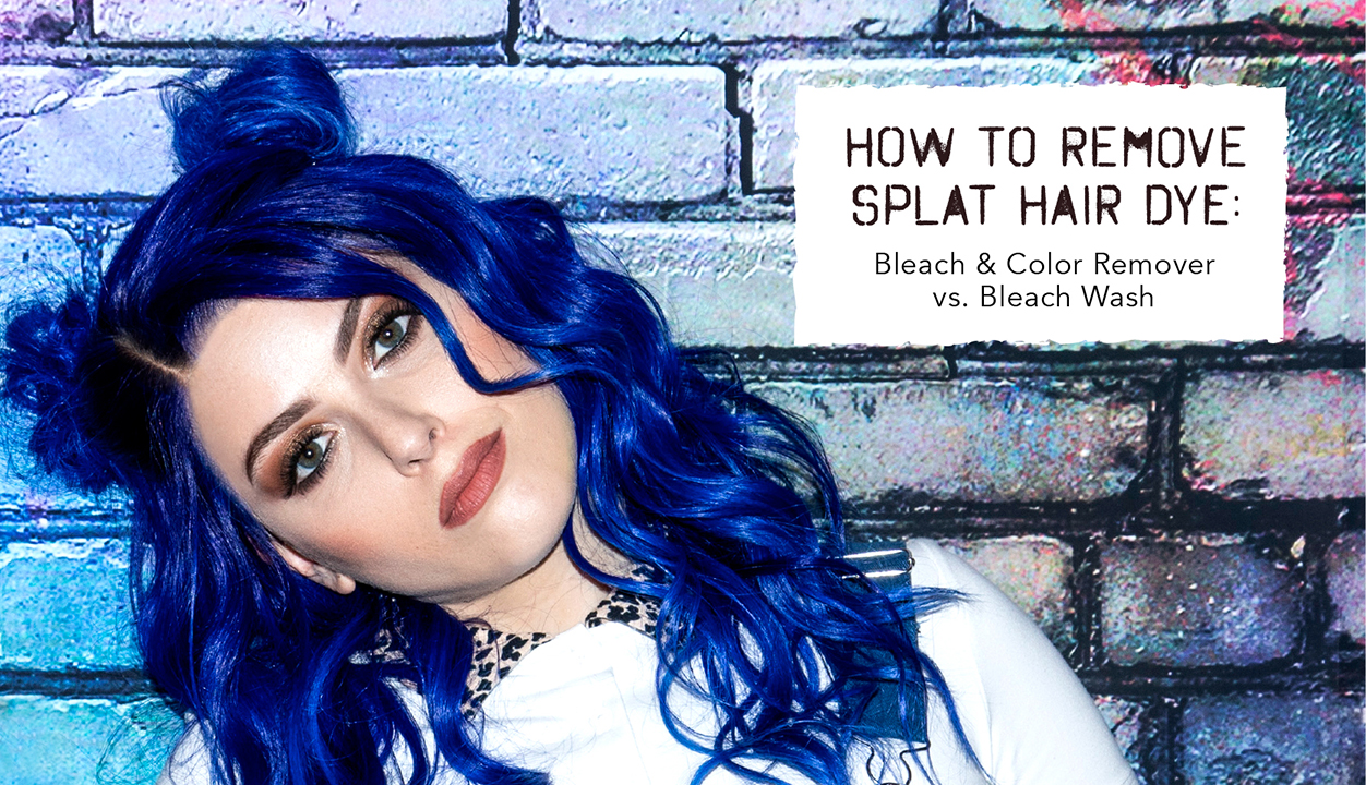 how to get splat hair dye out