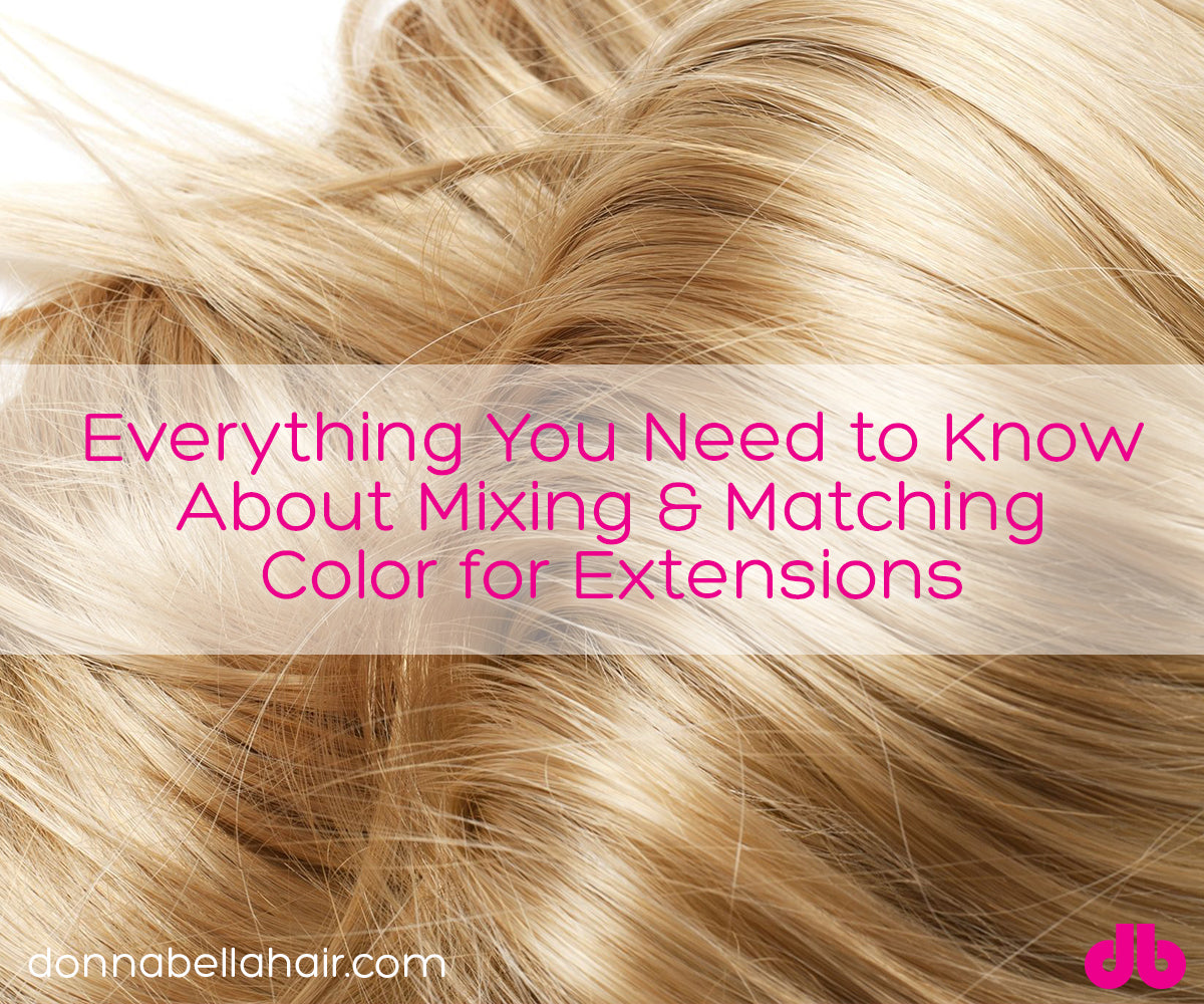 how to match hair extensions