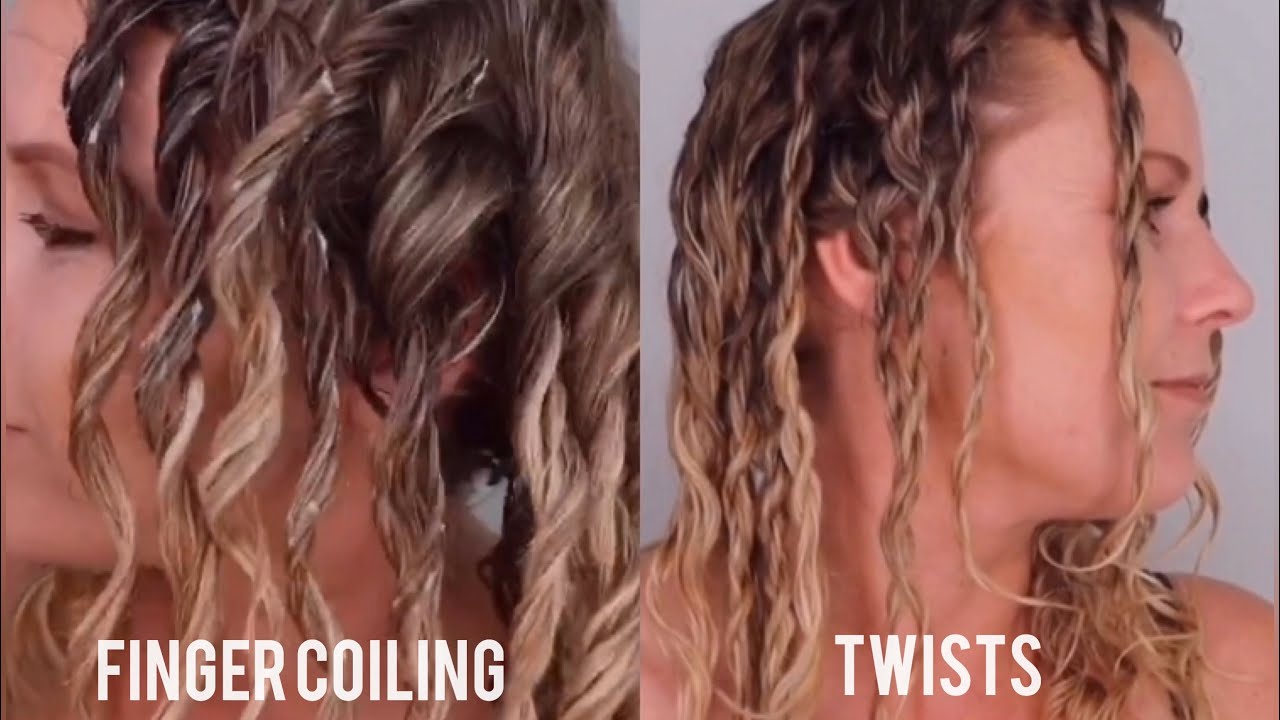 how to train curly hair