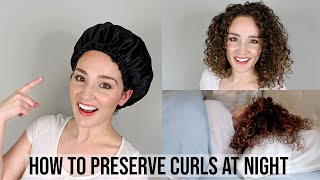 how to use a bonnet for curly hair