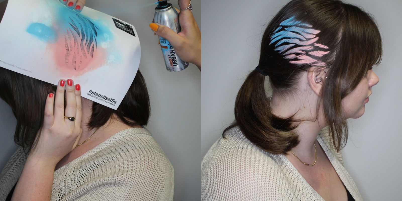 how to get colored hairspray out of hair