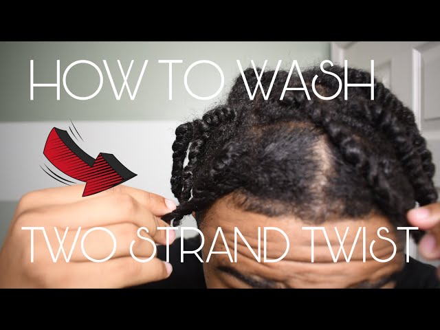 How to Wash Twist Hair for Men