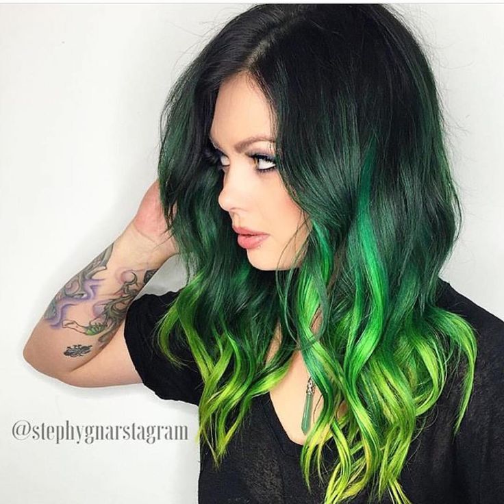 what colour to dye over green hair